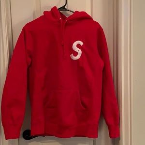 Supreme S logo hoodie